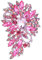 EVER FAITH Damen Marquise Österreichische Kristall Hochzeit Blume Blatt Bouquet Brosche Rosa Silber-Ton