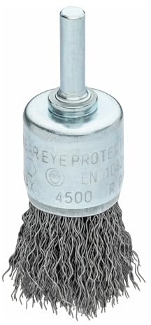 Vigor V6802 Brush Head Brush Diameter 25 mm Shaft Diameter 6 mm Total Height 80 mm Silver