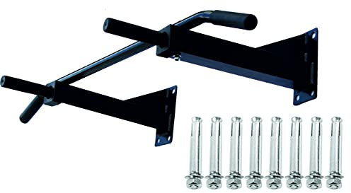 Lisaro 4in1 Klimmzugstange für die Wandmontage | belastbar bis ca. 350kg – Profiqualität! | rutschfeste, gepolsterte Griffe | massiv, sicher & stabil