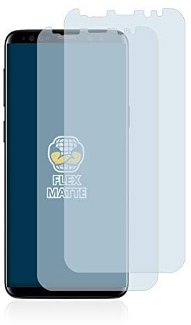 brotect Protection Intégrale 3D Incurvé Matte pour Samsung Galaxy S9 Plus (2 Pièces) - Couverture Complète, Film Protection Écran