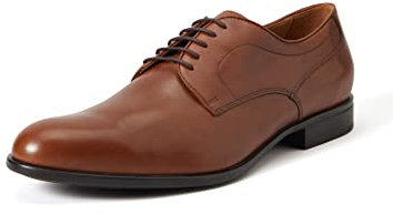 Geox Herren Iacopo Schuhe, Cognac, 45 EU