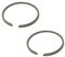 cyclingcolors 2x kolbenzinge kolben ringe 39mm x 2mm motorrad moped roller kompatibel mit MBK MOTOBECANE 40 88