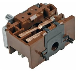 easyPART Kompatibel/Ersatz für EGO 42.02900.027 Backofenschalter Wahlschalter Schalter Backofen Herd mit 6/4,6mmØ Normachse Steckzungen passend auch Arcelik Beko 263100004 Indesit Hotpoint C00117388