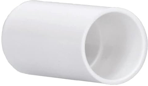 100 Stück Verbindungsmuffe Ø 20x50mm M20 PP für Kunststoff-Stangenrohr weiß Voxura