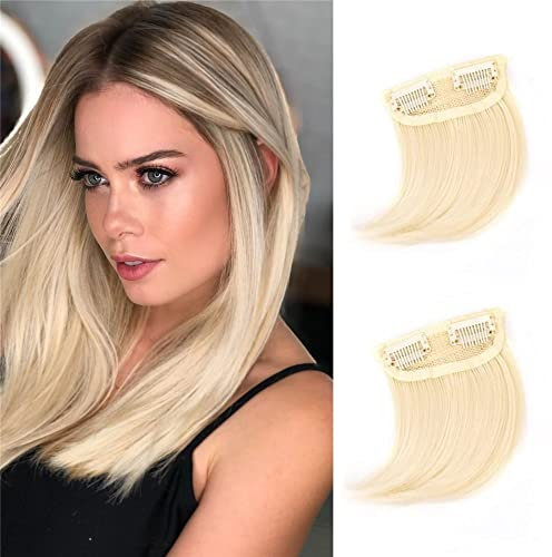 20cm Thick Straight Hairpieces Adding Extra Hair Volume Clip in Hair Extensions for Short Hair Invisible Fluffy Hair Pieces Hair Pad Extensions Hair Topper for Women with Thinning Hair