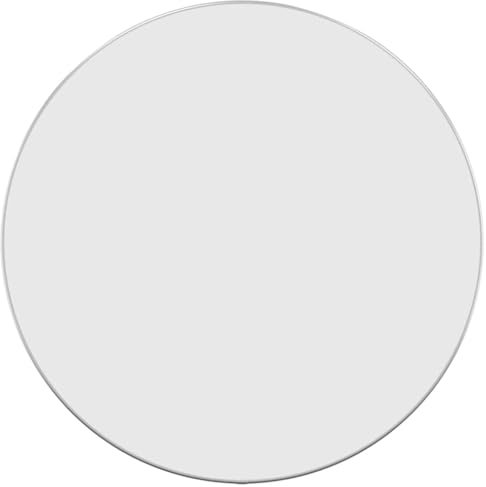 vidaXL Wandspiegel Rundspiegel Flurspiegel Spiegel Badspiegel Hängespiegel Dekospiegel Schminkspiegel Badezimmerspiegel Silbern Ø 60cm Rund
