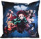 Elbenwald Kissen mit Crew Motiv für Demon Slayer-Fans Herren Damen Unisex 40 x 40 cm Mehrfarbig