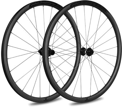 Veltec Unisex – Erwachsene XRS Laufradsatz Speed XRC 30 SR Disc Shimano QR, schwarz/schwarz, 622-22