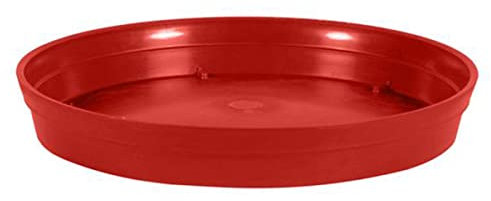 Soucoupe Ø 28 cm pour pot Ø 40 cm - Rouge rubis - Eda