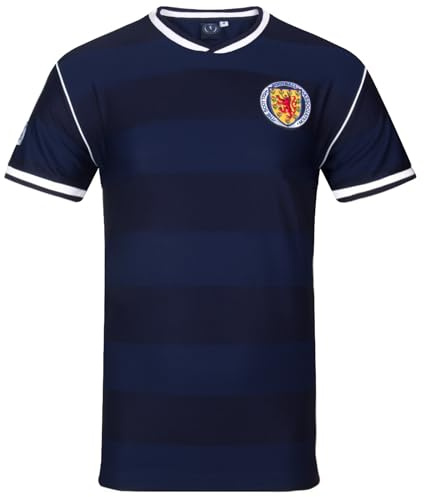 Scottish FA Schottland Retro-Trikot 1986 Kit Herren Offizielles Fußballgeschenk