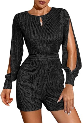 JIANROU Jumpsuit Overall Damen Sommer Latzhose Jumper,Blauer Jumpsuit Hochzeit,Jumpsuit Damen Schwarz,Schwarze Jumpsuit Damen,Schutzoverall Einweg,Jumpsuit Gemustert