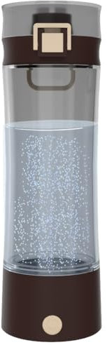 GOSOIT Generador de agua de hidrógeno botella de agua de hidrógeno ionizador de agua alcalina alcalina máquina máquina con SPE PEM técnica 500ml/17floz