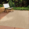 In & Outdoor Teppich Wetterfest Wohnzimmer Balkon Küchenteppich Terrassenteppich Flachgewebe Sisaloptik Meliert Einfarbig Natur beige 160x220 cm