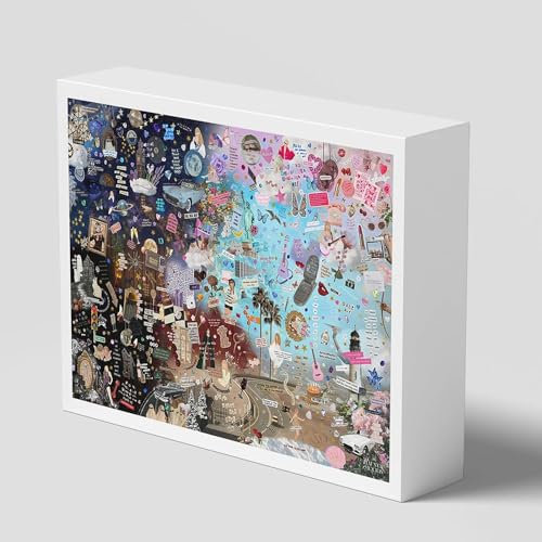 LTDZ ERAS Themen-Puzzle Mit Osterei Und Texten, 1000 Teile, 2024, Neues Puzzle-Spaßspiel Für Erwachsene Kinder, Puzzle-Spaßspiel Für Erwachsene Kinder,1pcs