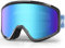 Findway Skibrille, Snowboard Brille für Brillenträger Herren Damen Erwachsene Jugendliche, OTG, UV-Schutz Kompatibler Helm, Anti Fog Erwachsene Ski Goggles für Skifahren/Skaten/Schneemobil