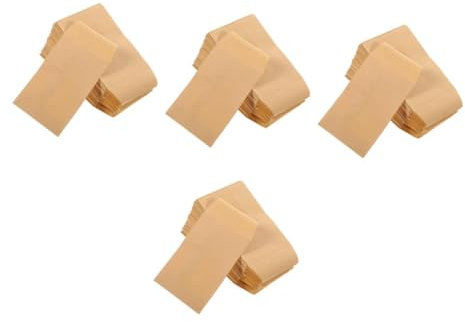 ULTECHNOVO 4 Sätze 4 Sets Briefumschläge Aus Papier Hochzeitsumschläge Umschlageinlagen Kleine Münzumschläge Geldumschläge Kleine Umschläge Schlüsselumschläge Große 50 Stück * 4
