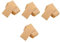 ULTECHNOVO 4 Sätze 4 Sets Briefumschläge Aus Papier Hochzeitsumschläge Umschlageinlagen Kleine Münzumschläge Geldumschläge Kleine Umschläge Schlüsselumschläge Große 50 Stück * 4