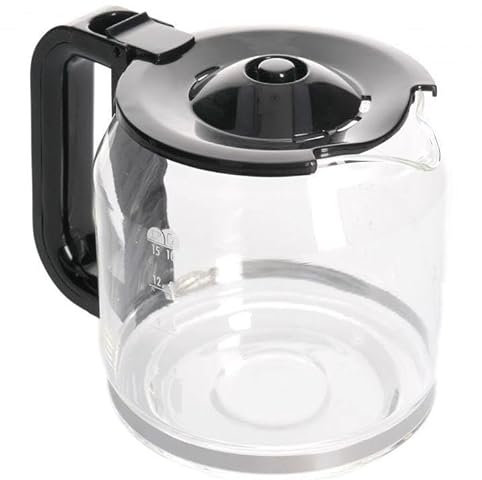 KGA SUPPLIES Carafe/Jug Compatible with DeLonghi Coffee Machines ICM15210 ICM15210.1