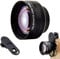 FotoZ Teleobjektiv, 60 mm, mit 17 mm Gewinde, Handy-Objektiv-Clip für iPhone, Samsung Galaxy und die meisten Smartphones, kompatibel mit SmallRig iPhone Samsung Smartphone Cage Case