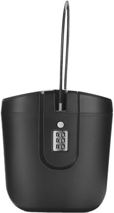 Scatola con lucchetto da spiaggia, impermeabile, portatile, per chiavi, con combinazione in ABS, grande capacità da 2 l, per viaggi, sicura da spiaggia, agente immobiliare, protezione per oggetti