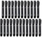 TENLITE (25 Pcs Whiteboard Marker Pens | Low Odour Bullet Tip 2mm | Dry Wipe Pens for Whiteboards, Flipcharts, Memo & Magnetic Boards | Ideal for School, Home & Office - (BLACK)