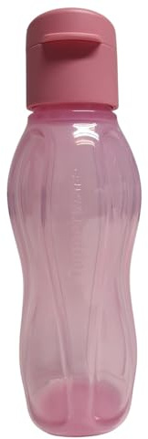 Tupperware to Go Eco Eco Eco Easy Flip Top Botella EcoEasy para bebidas y viajes, guardería, deportes, escuela, trabajo para llevar, 310 ml, de algodón, color rosa