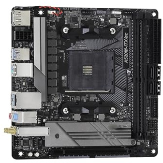 Placa Madre Fit For ASROCK A520M ITX/AC Mini-ITX A520 DDR4 4733+(OC) MHz USB3.2 Max-64G Enchufe de Doble Canal Placa Base AM4