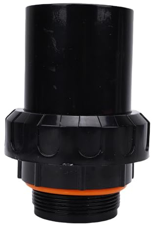 XUMIUZIY Adaptateur Union en PVC avec Joint fileté, Tuyau d'eau Droit pour Raccords de Pompe de Piscine de Réservoir de Sable (2,0 pouces G2)