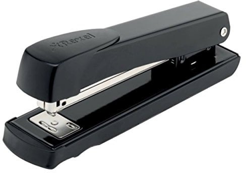 Rexel Aquarius Heftgerät (Vollstabmagazin, Einlegetiefe 90 mm) schwarz