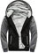 LBL Men's Hoodies Full Zip Up Fleece Jacket Casual Hooded Sweatshirt Plus Size Winter Warm Coat W02 Black 2XL