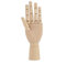 Modellhand aus Holz Hölzerne Menschliche Flexible Holzhand Modell Zeichnungsmodell für Anfänger, Profis und Künstler(10 linke Hand)