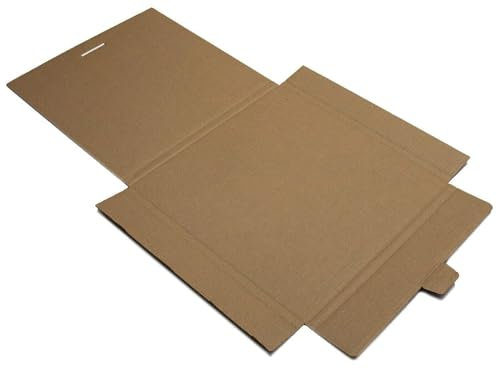STRONG 12 LP SINGLE RECORD VINYL MAILERS SHIPPING POSTAL CARDBOARD BOXES (15, BROWN)