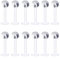 Liuxn 15 Stück 16 Gauge Klar Acryl Lippe Ringe Flexible Labret Bar Stud für Knorpel Tragus Lippe Nasen Piercing