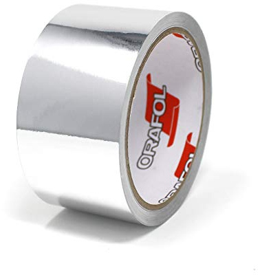 Finest Folia Bandes adhesives décoratives pour auto voiture moto bateau modélisme nombreux coloris longueur 10m ruban adhésif (Chrome Argent, 50mm)