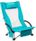 KingCamp Strand Liege Stuhl Hoch Lehne Camping Klapp Falt Sessel Niedrig 136 kg Cyan