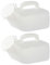 Urinals for Men Thick Firm Portable Urinal, Urine Collection for Hospital, Incontinence, Elderly, Travel Bottle and Emergency 2 Packs-1000ml
