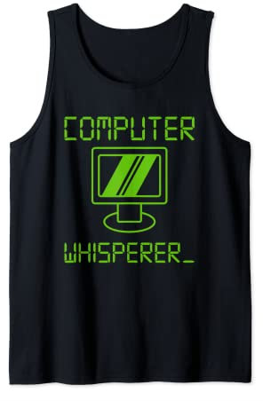 Computerflüster Lustiger IT-Technik-PC-Geek-Nerd-Programmierer Tank Top