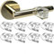 Paracolpi per Porta, Anelli Maniglia Fermaporte in Gomma Trasparenti, Protezione per Porte e Finestre (8 PCS - ANELLO13MM)