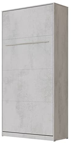 SMARTBett Schrankbett Standard 90x200 120x200 140x200 160x200 Bettschrank Wandbett Beton 90 Vertikal