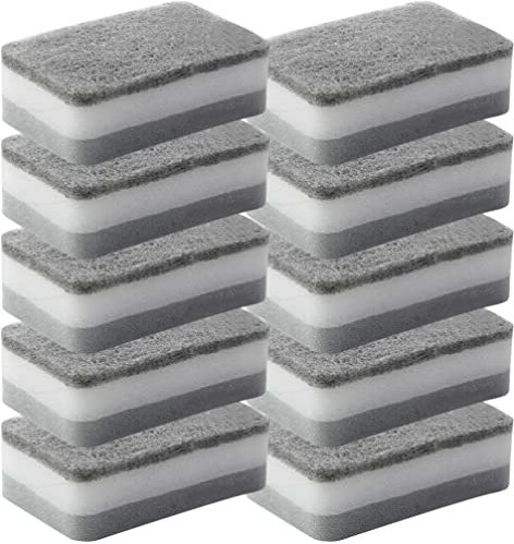 Cabilock 10st Schwamm Scheuerschwamm Reinigungsschwämme Für Haushalt Plattenreinigungslappen Grillreiniger Aus Gusseisen Topfwäscher Pfannenreinigerschwamm Küchenbürste Schwämme Küche Ofen