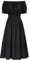 Women’s Summer Elegant Off Shoulder Dresses Short Sleeve Renaissance Swing Party Dress Black L
