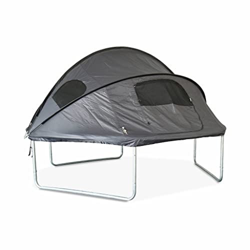 Alice's Garden - Campingzelt für Trampolin Ø305cm (Innen- und Außennetz) Polyester, UV-behandelt, 2 Türen, 4 Fenster & Transporttasche