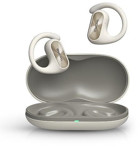 1MORE Fit SE S30 Open Ear Kopfhörer, 5.3 Bluetooth Kabellose Headphones mit 4 mikrofon, Earbuds mit Ohrbügeln, 30 Std. Spielzeit, ENC Anruf Noise Cancelling, IPX5, Ohrhörer für Büroarbeit/Sports