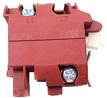 Trade-Shop Interrupteur de rechange pour de nombreuses meuleuses d'angle Bosch telles que GWS 7-115, 7-125, 9-125, 10-125, 900, 1000