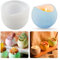 Tuxuzal Moule en silicone pour pot de fleurs, bougeoir, bougie chauffe-plat moule en silicone pour bricolage résine époxy artisanat