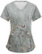 Kassaks Frauen Pflege Kasack, Damen Pflege Kleidung, Arbeitskleidung & Uniformen, Kittel Berufskleidung (3-Gray, L)