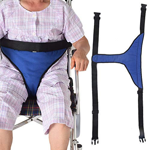 Rollstuhl-Sicherheitsgurt, Verstellbarer Rollstuhlgurt, NSXAYIWE Bruststützen, Rollstuhlgurt, Kompatibel Für ältere Menschen, Patienten