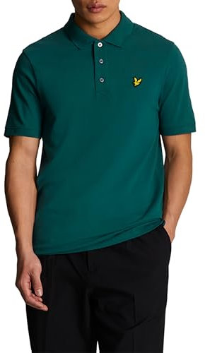 Lyle & Scott Plain Polo Shirt Malachite Green S