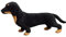 VICASKY 1Stk Dackel-Modell Emulationales Hundetierspielzeug Spielzeug Hunde für Kinder spielzeughund für Kinder Modelle Spielzeuge lebensechtes Hundespielzeug Mini