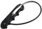 Natudeco Fouet de Moto Fouet Portable Corde en Acier Inoxydable Fouet de vélo Accessoire d'extérieur avec poignée en ABS pour Hommes